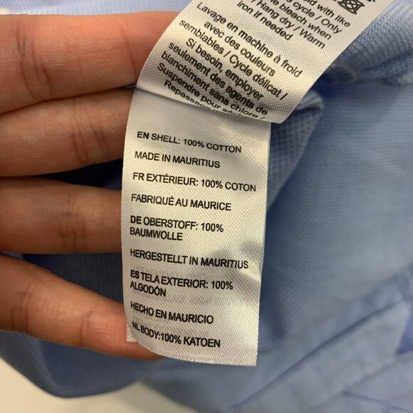 UNTUCKit Kvint Shirt Mens XL Extra Large Blue Cotton Chest Pocket Button Up - Picture 10 of 12